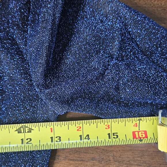 Gorgeous Faeriesty Dress - Navy Blue Glitter - Size XS - NWOT - Picture 5 of 6